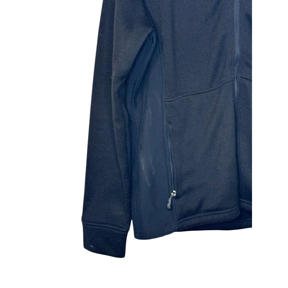 ZeroXposur Men Sweater Full‎ Zip Hooded Zipper Pocket Long Sleeve Black Size XL